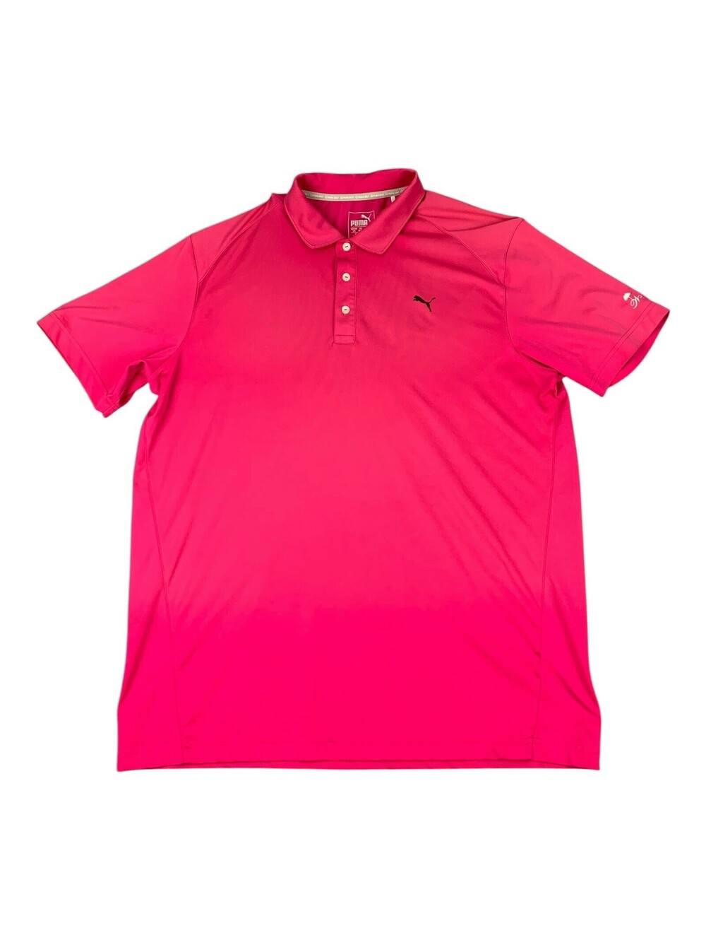 PUMA Golf Polo Shirt, Performance Moisture Wicking, Magenta, Men’s Size Large